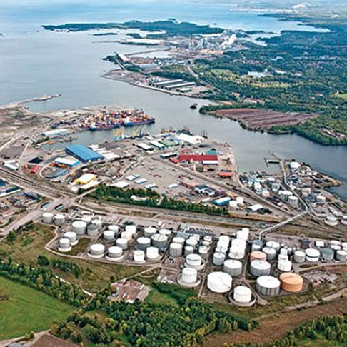 The Port of Gävle Container Terminal