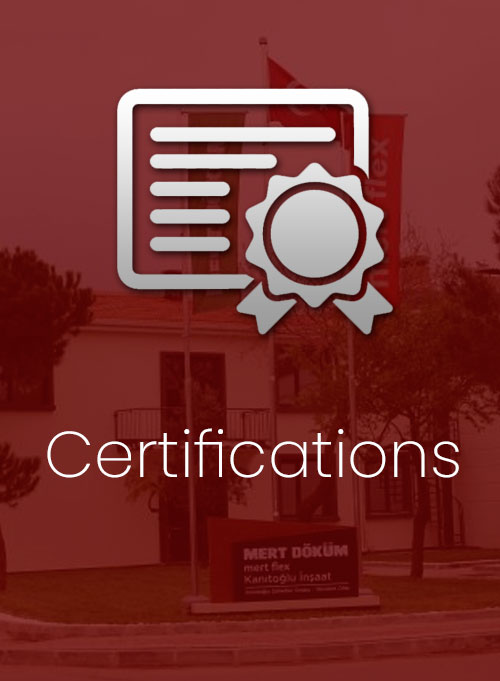 Certifications Mert Dokum